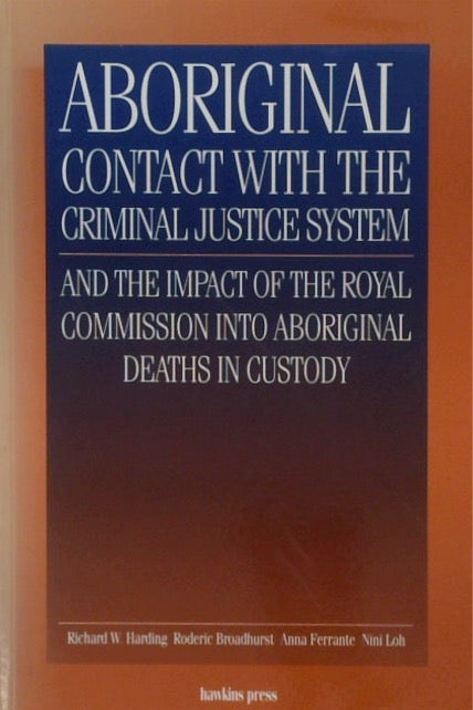 Aboriginal Contact With the Criminal System