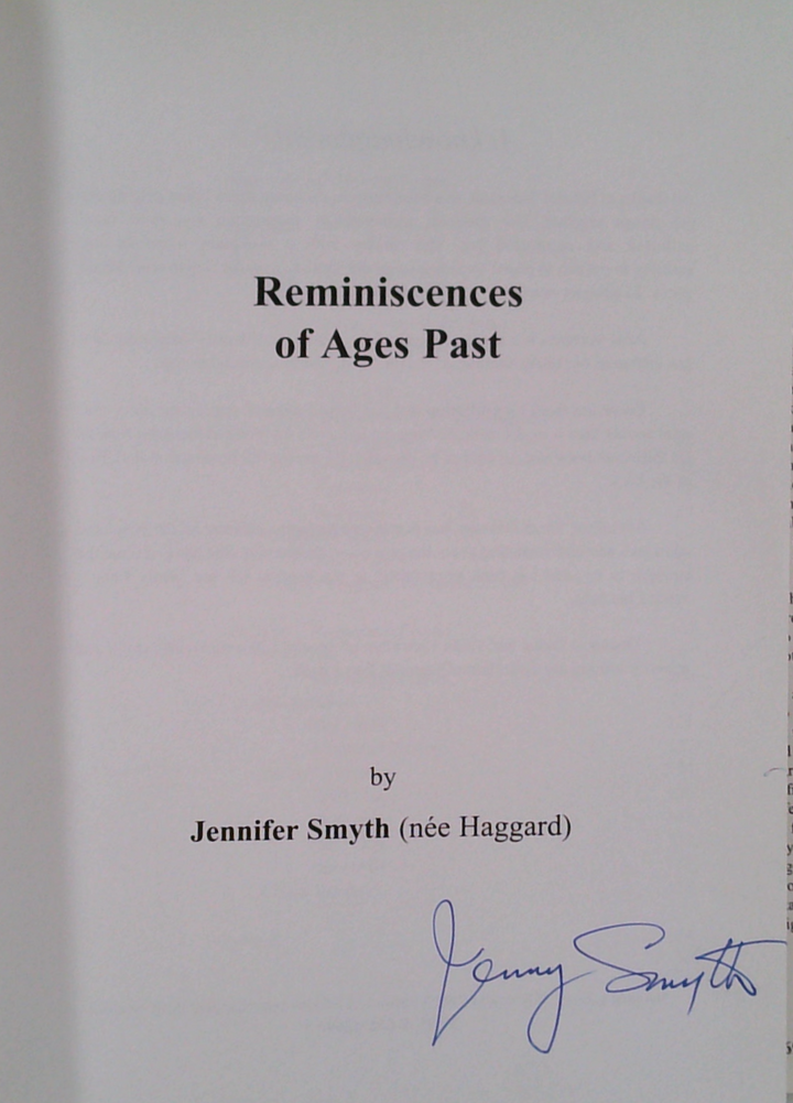 Reminiscences Of Ages Past (SIGNED)
