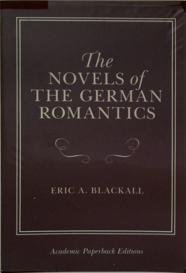 The Novels Of The German Romantics