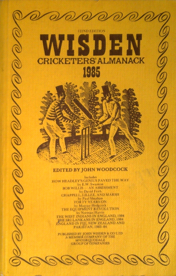 Wisden Cricketers' Almanack; 1985