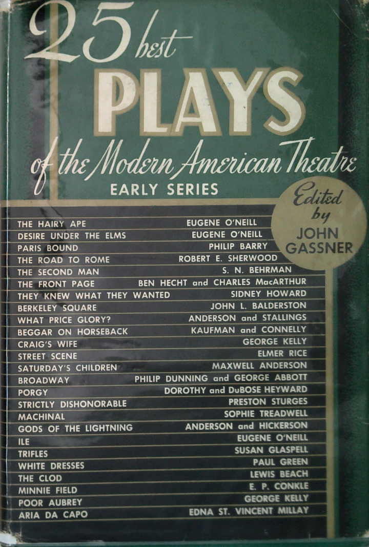 Twenty-Five Best Plays Of The Modern American Theatre: Early Series