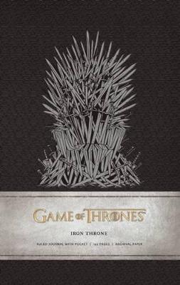 Game of Thrones: Iron Throne Hardcover Ruled Journal