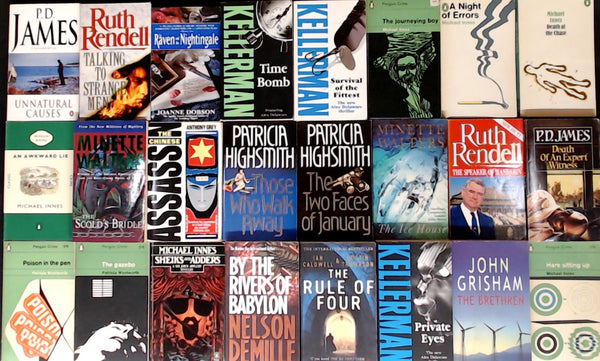 Secondhand Crime Fiction & Thriller Bargain Book Box DSH1002