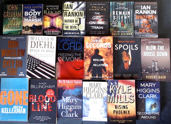 Secondhand  Crime Fiction & Thriller Bargain Book Box DSH1027
