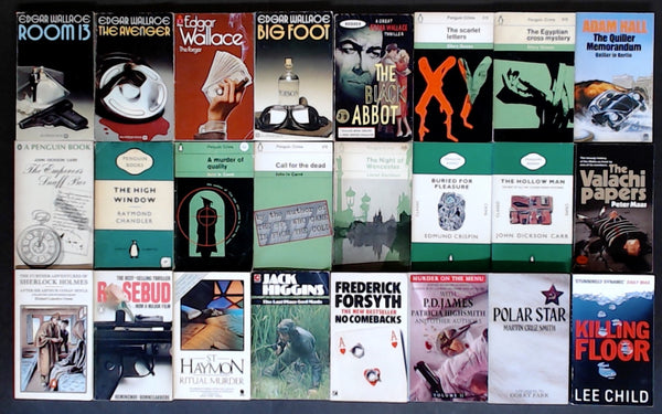 Secondhand  Crime Fiction & Thriller Bargain Book Box DSH1032