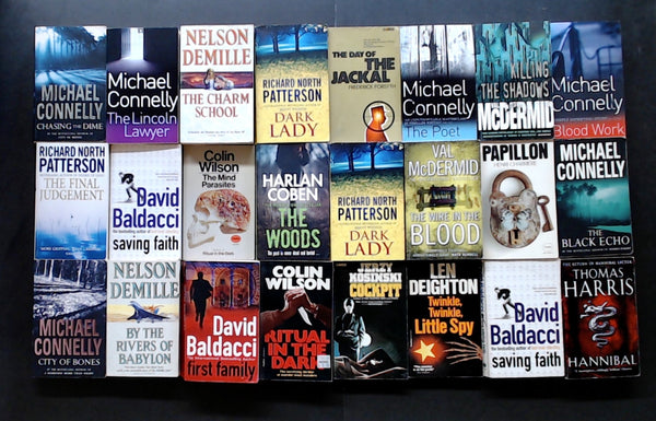 Secondhand  Crime Fiction & Thriller Bargain Book Box DSH1049