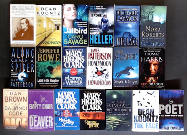 Secondhand  Crime Fiction & Thriller Bargain Book Box DSH1062