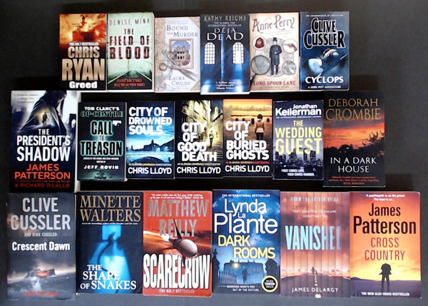 Secondhand  Crime Fiction & Thriller Bargain Book Box DSH1091