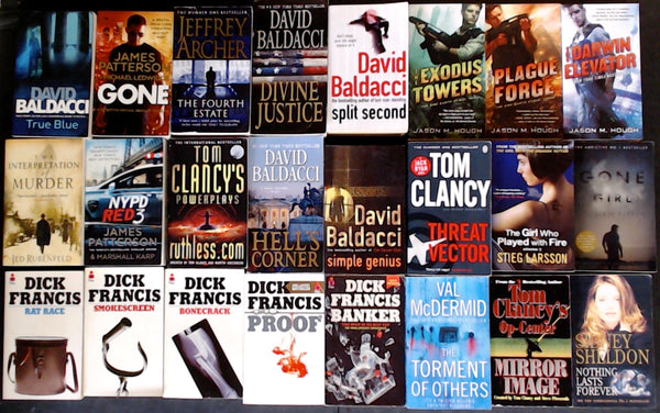 Secondhand  Crime Fiction & Thriller Bargain Book Box DSH1099