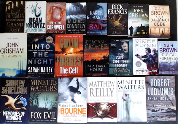 Secondhand  Crime Fiction & Thriller Bargain Book Box DSH1141