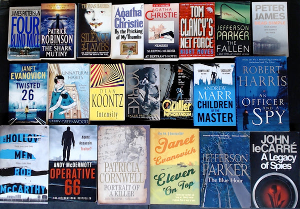 Secondhand  Crime Fiction & Thriller Bargain Book Box DSH1158