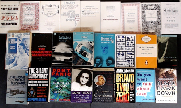 Secondhand Thought-Provoking Non-Fiction Bargain Book Box DSH1166