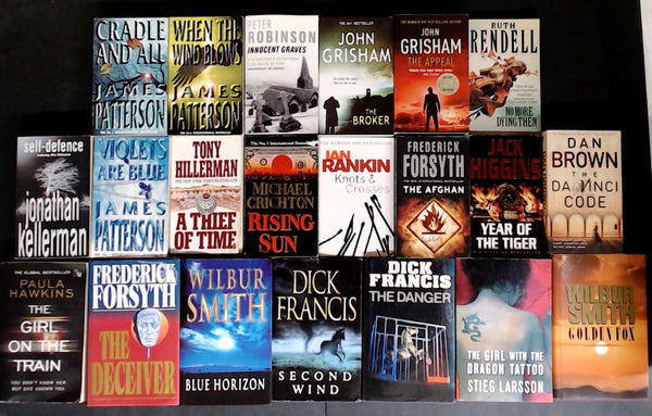 Secondhand  Crime Fiction & Thriller Bargain Book Box DSH1179