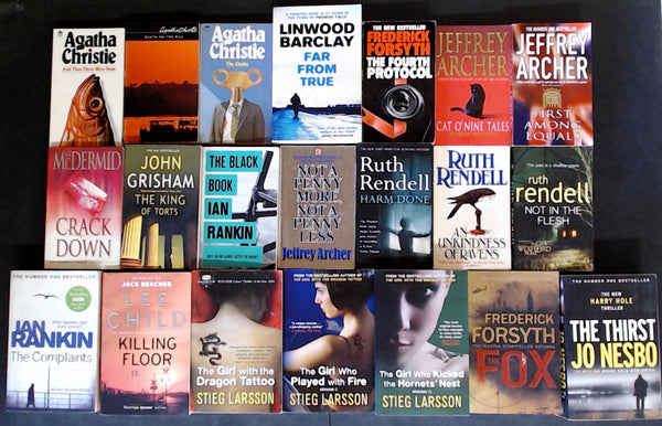 Secondhand Mystery & Suspense Bargain Book Box DSH1180
