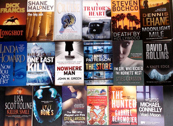 Secondhand  Crime Fiction & Thriller Bargain Book Box DSH1303
