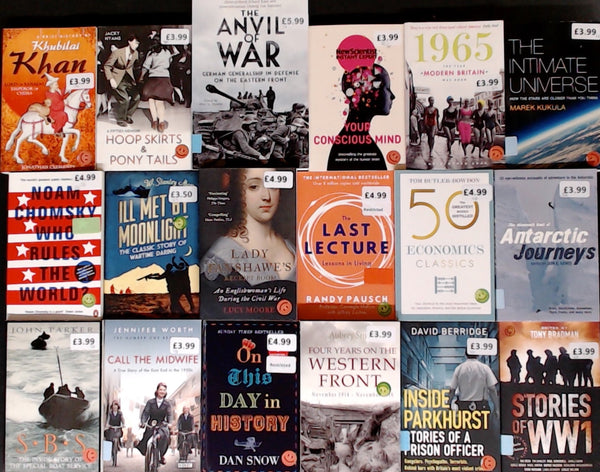 Showroom Sample Diverse Non-Fiction Bargain Book Box DSH1331