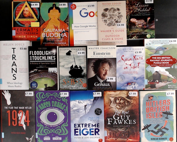 Showroom Sample Diverse Non-Fiction Bargain Book Box DSH1336