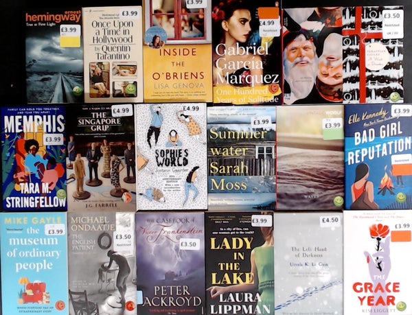 Showroom Sample Fiction Bargain Book Box DSH1338