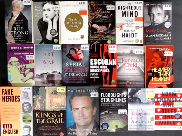 Showroom Sample Diverse Non-Fiction Bargain Book Box DSH1339