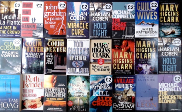 Secondhand Crime Fiction & Thriller Bargain Book Box DSH776