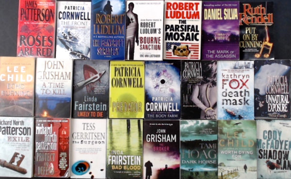 Secondhand Crime Fiction & Thriller Bargain Book Box DSH777