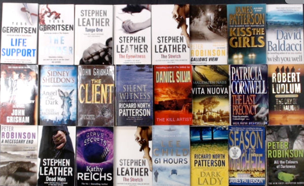 Secondhand Crime Fiction & Thriller Bargain Book Box DSH778