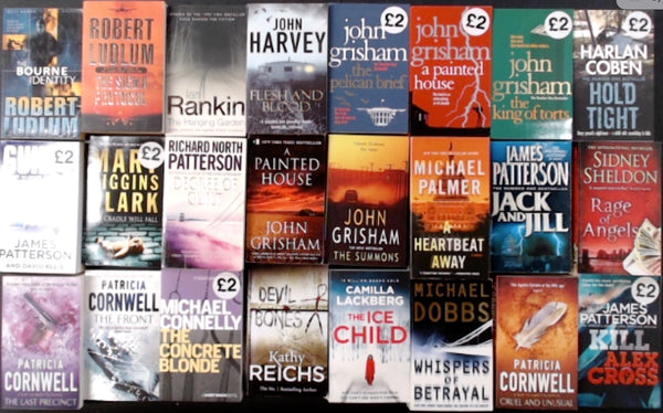 Secondhand Crime Fiction & Thriller Bargain Book Box DSH779