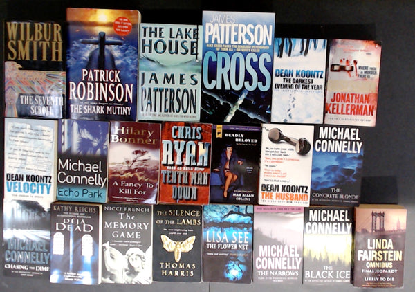 Secondhand Crime Fiction & Thriller Bargain Book Box DSH867