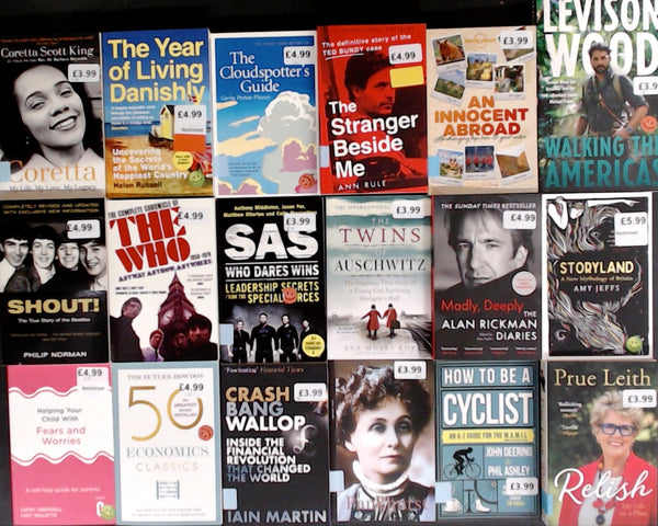 Showroom Sample Diverse Non-Fiction Bargain Book Box DSH991