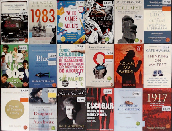 Showroom Sample Diverse Non-Fiction Bargain Book Box DSH994
