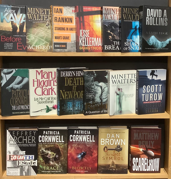 Secondhand Crime Fiction & Thriller Bargain Book Box ON1547