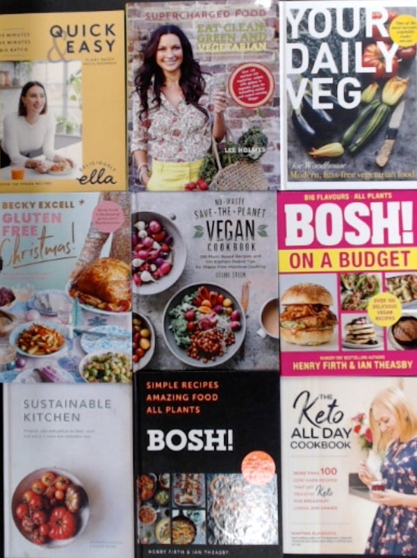 Vegetarian & Healthy Cookery Mini Bargain Book Box