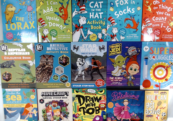 Dr Seuss & Others Sticker & Activity & Fun Bargain Book Box