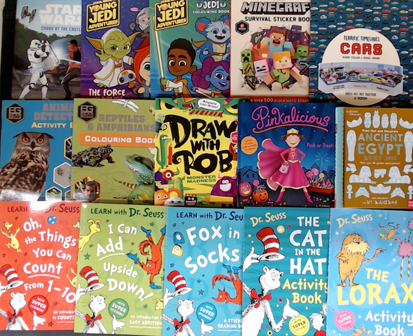 Dr Seuss & Others Sticker & Activity & Fun Bargain Book Box