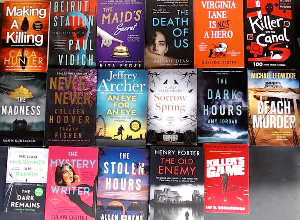 Crime Fiction & Thriller Bargain Book Box 45 (17 Books)
