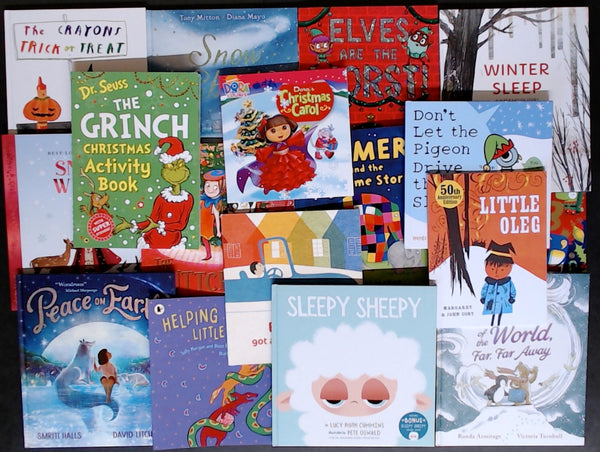 Christmas Themed Picture & Activity Bargain Book Box