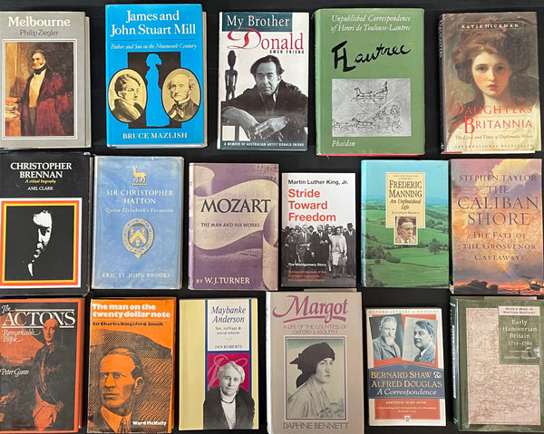Biography Boxes Book Grocer | History and Biography Book Boxes