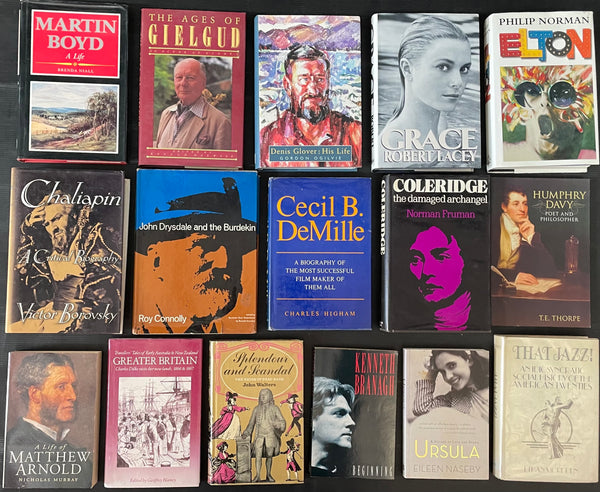 Biography Boxes Book Grocer | History and Biography Book Boxes