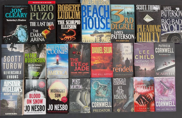 Secondhand Crime Fiction & Thriller Bargain Book Box SP2061