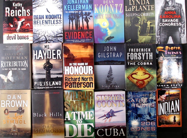 Secondhand Crime Fiction & Thriller Bargain Book Box SP2152
