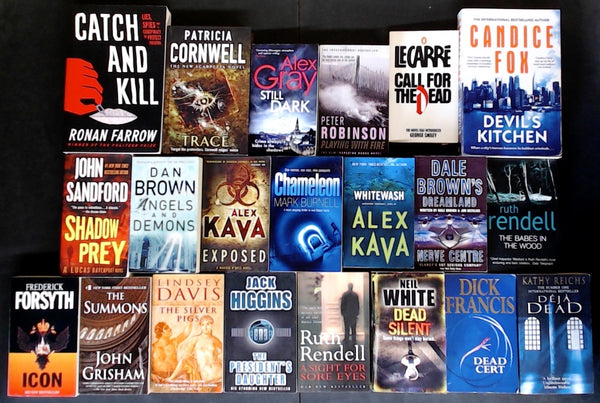 Secondhand  Crime Fiction & Thriller Bargain Book Box SP2217
