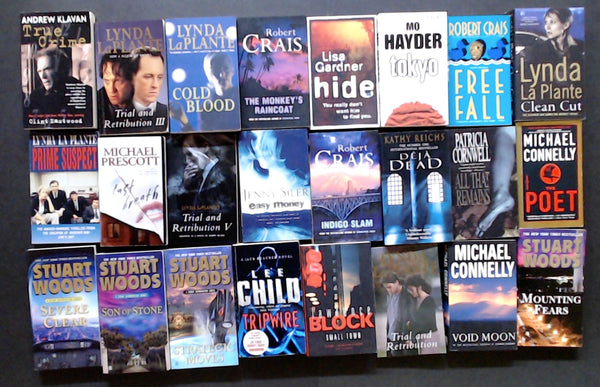Secondhand  Crime Fiction & Thriller Bargain Book Box SP2248