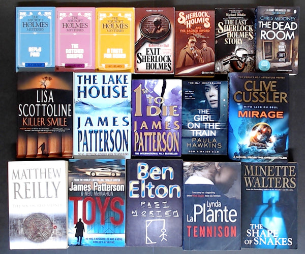 Secondhand  Crime Fiction & Thriller Bargain Book Box SP2253