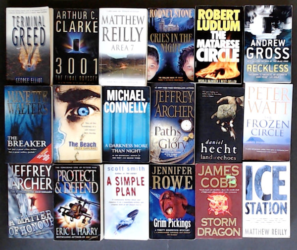 Secondhand  Crime Fiction & Thriller Bargain Book Box SP2276