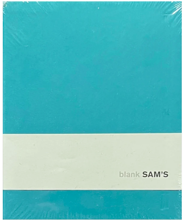 Sams Blank Notebook Turquoise