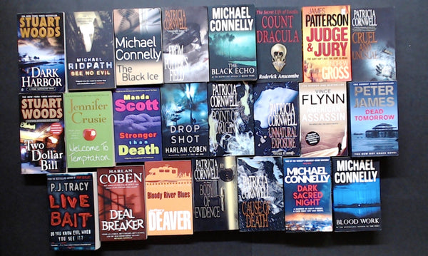 Secondhand  Crime Fiction & Thriller Bargain Book Box SP2249