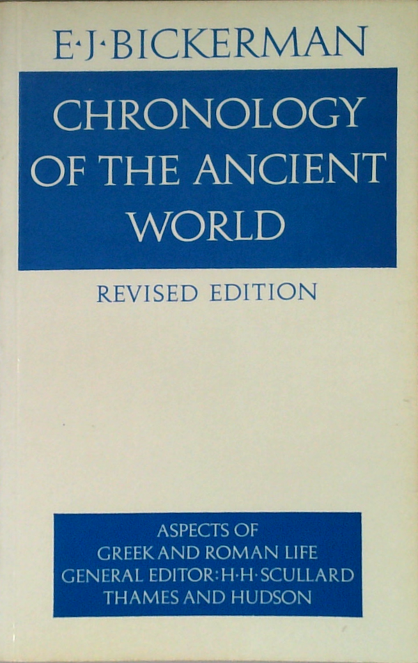 Chronology Of The Ancient World