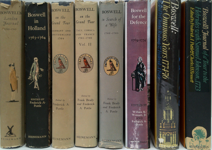 The Private Papers of James Boswell (Eight-Volume Set)