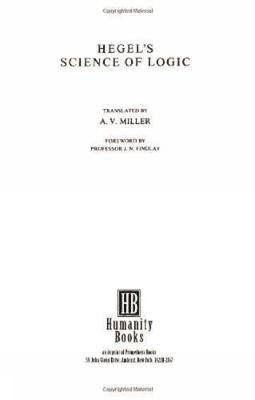 Hegel's Science of Logic