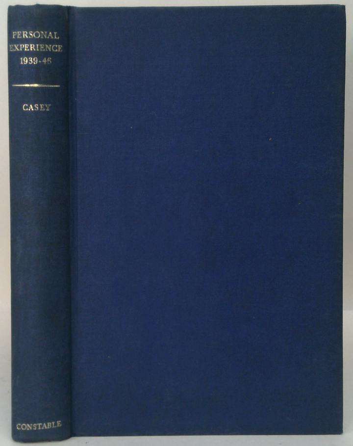 Personal Experience: 1939-1946